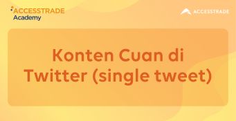 Konten Cuan di Twitter (single tweet)